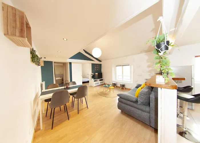 Magnolia-6 Min De La Gare - Baignoire Balneo- Wifi Gratuit